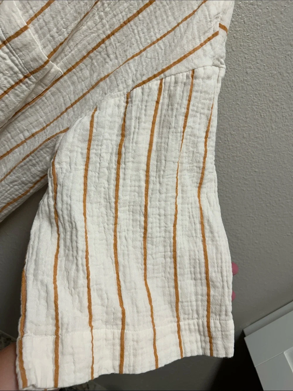 Madewell Striped Button-Front Coverup